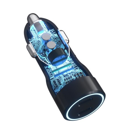 Devia ładowarka samochodowa Smart PD 2x USB-C 40W czarna Devia ładowarka samochodowa Smart PD 2x USB-C 40W czarna