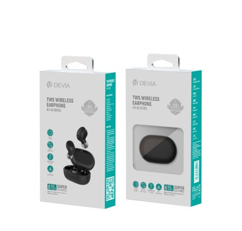 Devia słuchawki Bluetooth TWS Joy A6 białe Devia słuchawki Bluetooth TWS Joy A6 białe