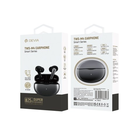 Devia słuchawki Bluetooth TWS Smart M4 zielone Devia słuchawki Bluetooth TWS Smart M4 zielone