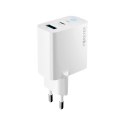 Forever ładowarka sieciowa PD QC TC-06-20AC 1x USB-C 1x USB 20W biała