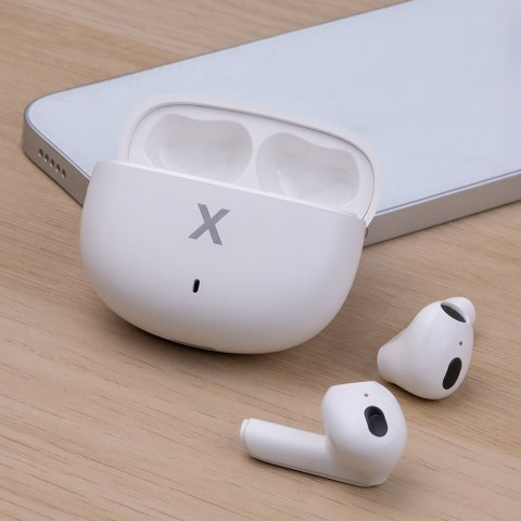 Maxlife słuchawki Bluetooth MXBE-03 TWS białe douszne Maxlife słuchawki Bluetooth MXBE-03 TWS białe douszne