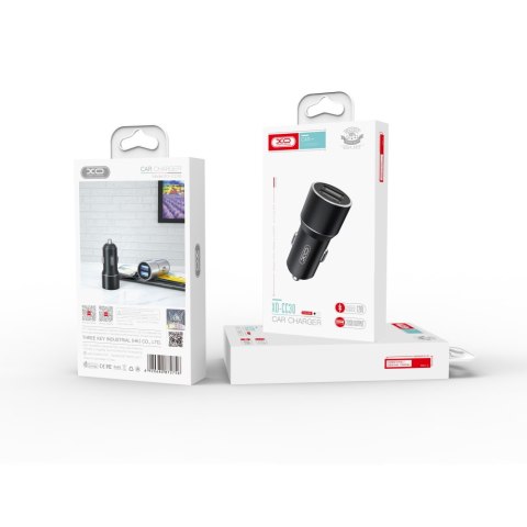 XO ładowarka samochodowa CC30 2x USB 2,4A czarna XO ładowarka samochodowa CC30 2x USB 2,4A czarna