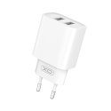 XO ładowarka sieciowa CE02C 2x USB 2,1A biała + kabel Lightning