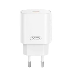 XO ładowarka sieciowa CE25 PD 25W 1x USB-C biała + kabel USB-C - USB-C