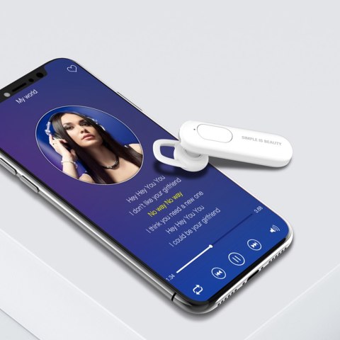 XO słuchawka Bluetooth BE4 biała XO słuchawka Bluetooth BE4 biała