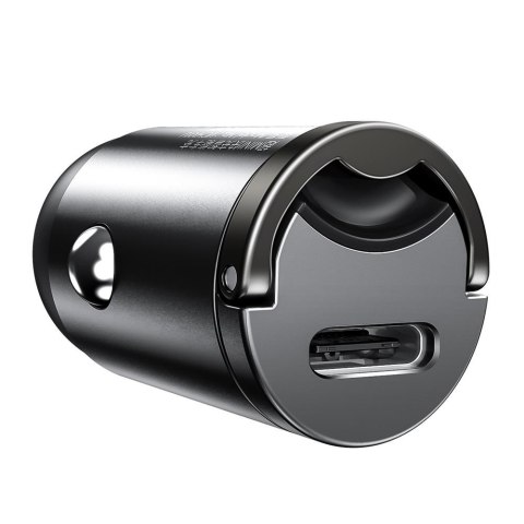 Baseus ładowarka samochodowa Tiny Star Mini PD 30W 1x USB-C szara Baseus ładowarka samochodowa Tiny Star Mini PD 30W 1x USB-C szara