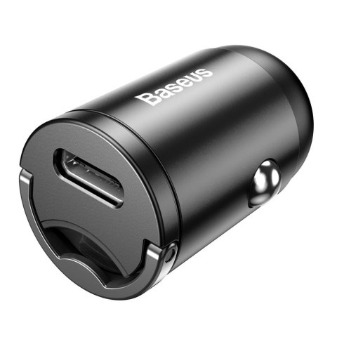 Baseus ładowarka samochodowa Tiny Star Mini PD 30W 1x USB-C szara Baseus ładowarka samochodowa Tiny Star Mini PD 30W 1x USB-C szara