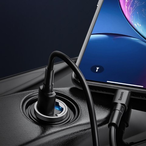Baseus ładowarka samochodowa Tiny Star Mini PD 30W 1x USB-C szara Baseus ładowarka samochodowa Tiny Star Mini PD 30W 1x USB-C szara