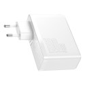 Baseus ładowarka sieciowa GaN2 Pro PD 100W 2x USB-C 2x USB biała