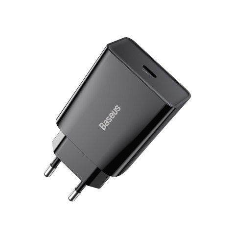 Baseus ładowarka sieciowa Speed Mini PD 20W 1x USB-C czarna Baseus ładowarka sieciowa Speed Mini PD 20W 1x USB-C czarna