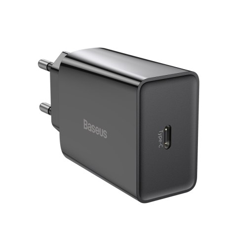 Baseus ładowarka sieciowa Speed Mini PD 20W 1x USB-C czarna Baseus ładowarka sieciowa Speed Mini PD 20W 1x USB-C czarna