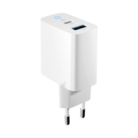 Forever ładowarka sieciowa GaN PD QC TC-06-45AC 1x USB-C 1x USB 45W biała Forever ładowarka sieciowa GaN PD QC TC-06-45AC 1x USB-C 1x USB 45W biała
