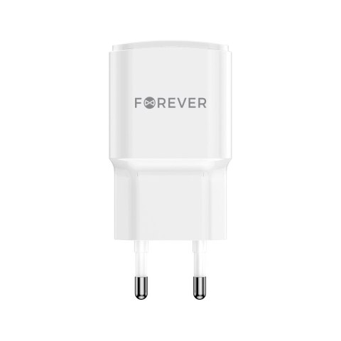 Forever ładowarka sieciowa PD QC TC-01-20AC 1x USB-C 1x USB 20W biała Forever ładowarka sieciowa PD QC TC-01-20AC 1x USB-C 1x USB 20W biała