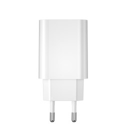 WIWU ładowarka sieciowa Wi-U002 PD + QC 20W 1x USB 1x USB-C biała