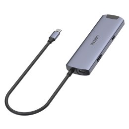 Unitek Aktywny Hub USB-C 5Gbps, HDMI RJ-45 PD 100W