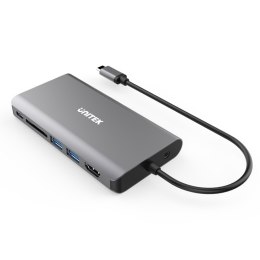 Unitek Hub USB-C 3.1 8w1 z Power Delivery 100W