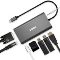 Unitek Hub USB-C 3.1 8w1 z Power Delivery 100W