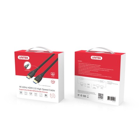 Unitek Kabel High Speed HDMI 2.0 4K C11068BK 7 m Unitek Kabel High Speed HDMI 2.0 4K C11068BK 7 m