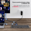 Unitek Klawiatura 9w1, hub USB, HDMI 4K, PD 100W