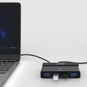 Unitek Przełącznik KVM 4x USB-A 5Gbps aktywny