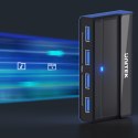 Unitek Przełącznik KVM 4x USB-A 5Gbps aktywny