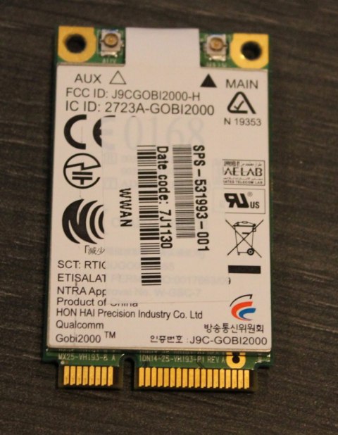Modem 3G Gobi 2000 Modem 3G Gobi 2000