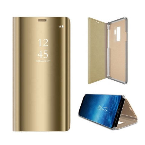 Etui Smart Clear View do Samsung Galaxy S23 FE złote Etui Smart Clear View do Samsung Galaxy S23 FE złote