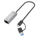 Unitek Adapter USB-A/C na RJ45 2.5 G Ethernet