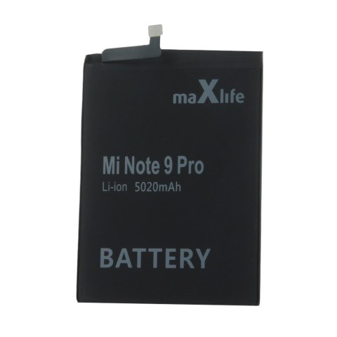 Bateria Maxlife do Xiaomi Note 9 Pro BN53 5020mAh Bateria Maxlife do Xiaomi Note 9 Pro BN53 5020mAh