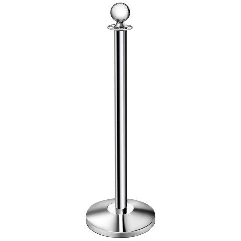 Słupek hotelowy ze stali nierdzewnej, Ø 310 mm, H 910 mm Słupek hotelowy ze stali nierdzewnej, Ø 310 mm, H 910 mm