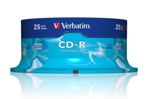 CD-R Verbatim 52x 700MB Extra Protection (Cake 25)