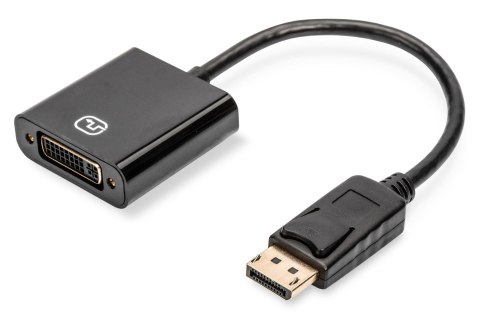 Kabel adapter DIGITUS DisplayPort 1080p 60Hz FHD DP/DVI-I (24+5) M/Ż 0.15m