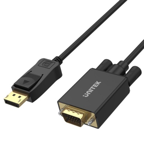 Unitek Adapter DisplayPort na VGA, kabel 1,8m