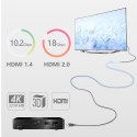 Unitek Kabel optyczny HDMI 2.0 AOC 4K 60Hz 100 m