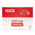 Unitek Kabel skrętka LSZH Cat. 6a S/FTP 305 m