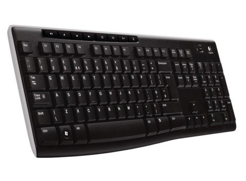 Klawiatura bezprzewodowa Logitech K270 czarna