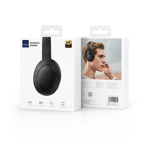 WIWU słuchawki Bluetooth TD-02 czarne nauszne WIWU słuchawki Bluetooth TD-02 czarne nauszne
