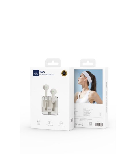 WIWU słuchawki Bluetooth T21 TWS białe WIWU słuchawki Bluetooth T21 TWS białe