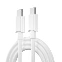 WIWU ładowarka sieciowa Wi-U002 PD + QC 20W 1x USB 1x USB-C biała + kabel USB-C - Lightning