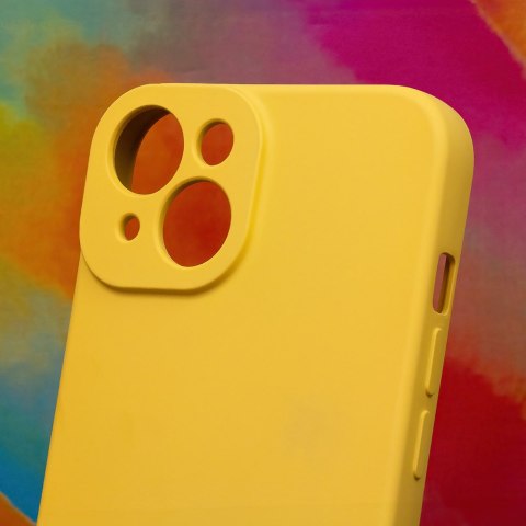 Nakładka Silicon do iPhone 13 6,1" żółty Nakładka Silicon do iPhone 13 6,1" żółty
