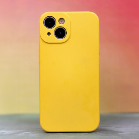 Nakładka Silicon do iPhone 13 6,1" żółty Nakładka Silicon do iPhone 13 6,1" żółty