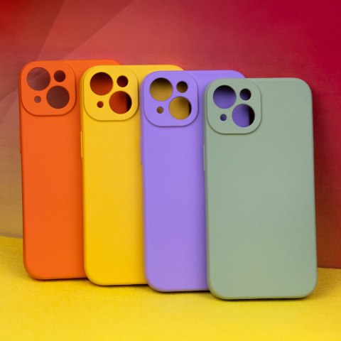 Nakładka Silicon do iPhone 13 6,1" żółty Nakładka Silicon do iPhone 13 6,1" żółty