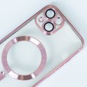 Nakładka Color Chrome Mag do iPhone 14 Pro 6,1" różowo-złota