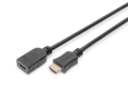 Przedłużacz HDMI DIGITUS AK-330201-030-S Ethernet 1.4 GOLD 3m czarny