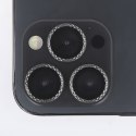 Zestaw szkieł na aparat do iPhone 11 Pro black rhombus (3 sztuki)