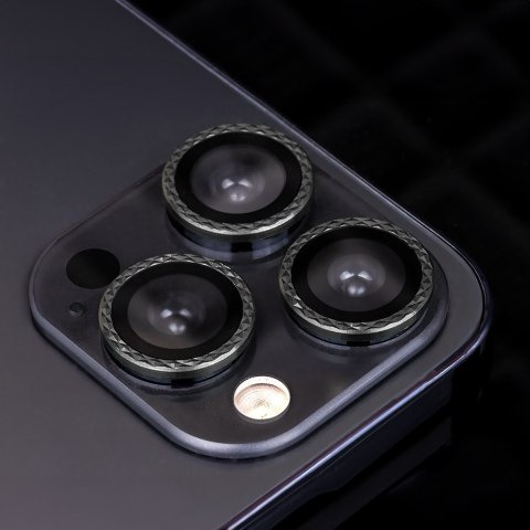 Zestaw szkieł na aparat do iPhone 11 black rhombus (2 sztuki) Zestaw szkieł na aparat do iPhone 11 black rhombus (2 sztuki)
