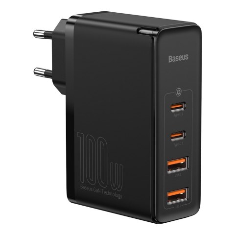 Baseus ładowarka sieciowa GaN2 Pro PD 100W 2x USB-C 2x USB czarna