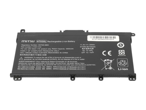 Bateria Mitsu do HP 240 G7, 250 G7, 340 G5 Bateria Mitsu do HP 240 G7, 250 G7, 340 G5