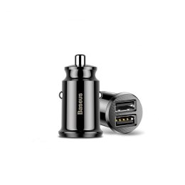 Baseus ładowarka samochodowa Grain 2x USB 3,1A czarna