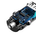 Baseus ładowarka samochodowa Square Metal 2x USB 30W QC 3.0 czarna